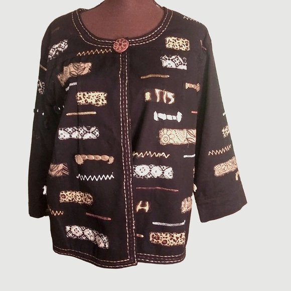 Jackets & Blazers - Plus Size Vintage Jacket, Women's Jacket, Oversize Jacket,  Vintage Top, Jacket